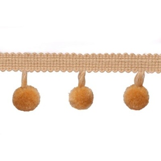 Supernova pompom fringe, Soft Gold