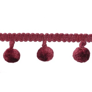 Supernova pompom fringe, Purple