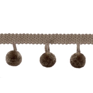 Supernova pompom fringe, Grey