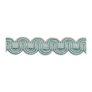 Chiswick scroll gimp, Blue