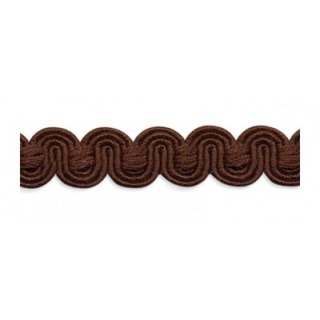 Chiswick scroll gimp, Dark Brown