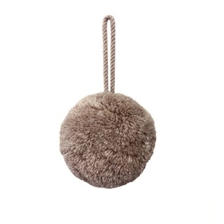 Hygge pompom tassel, Taupe