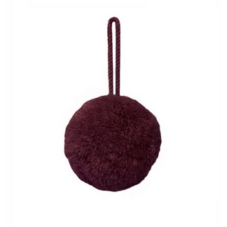 Hygge pompom tassel, Damson