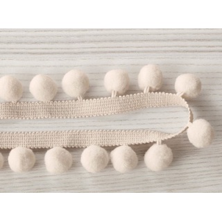 Romo Pompom braid, Snow