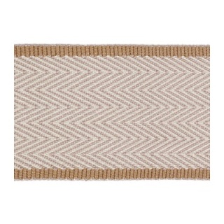 Galashiels wide braid, coffee