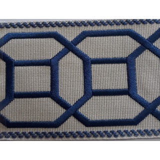 Melrose wide braid, Lapis
