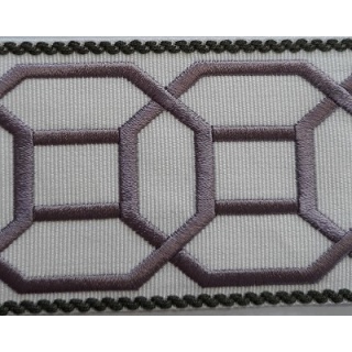 Melrose wide braid, plum