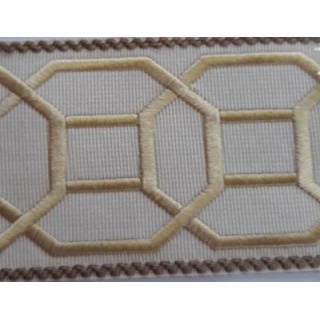 Melrose wide braid, gold