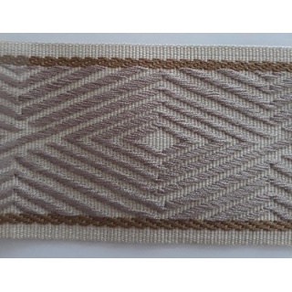 Peebles wide braid, coffee