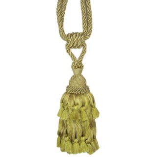 Antique swagged single tassel tieback, colour 308