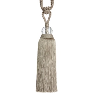 Vienna single tassel Glass tieback, Antique Gold