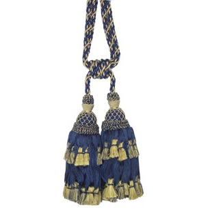 Double tassel tiebacks