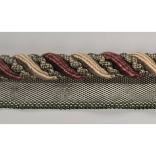 16 metres of Taiga flanged cord Carnation