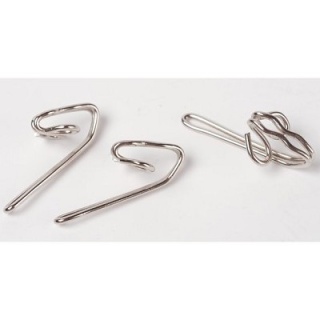 Standard zinc plated curtain hooks