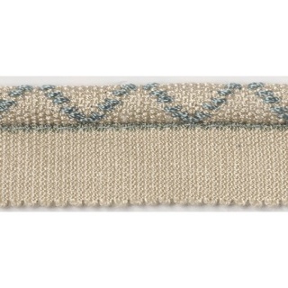 Coventry woven flanged cord, Light Blue