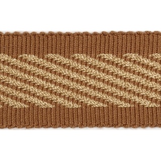 Coventry striped braid, Brown