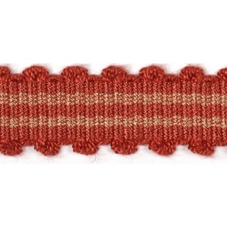 Coventry fan edge braid, Coral