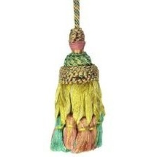 Antique key swag tassel, colour 392