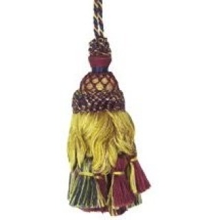 Antique key swag tassel, colour 7639