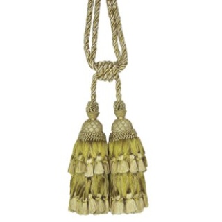 Antique swagged double tassel tieback, colour 255