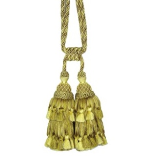 Antique swagged double tassel tieback, colour 7633