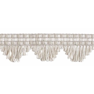 Naturals Collection fan edge braid, Cream/Linen