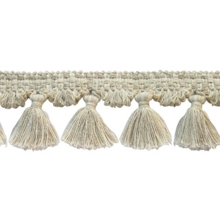 Natural Collection tassel fringe, Cream/Linen