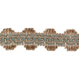 Atomic fan edge braid, Duck Egg