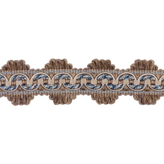 Atomic fan edge braid, Blue