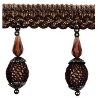 December bead fringe, Cocoa