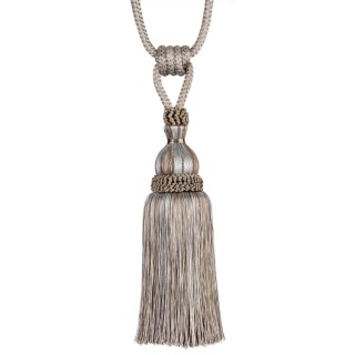 Atomic single tassel tieback, Grey