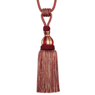 Atomic single tassel tieback, Red