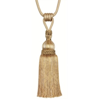 Atomic single tassel tieback, Gold