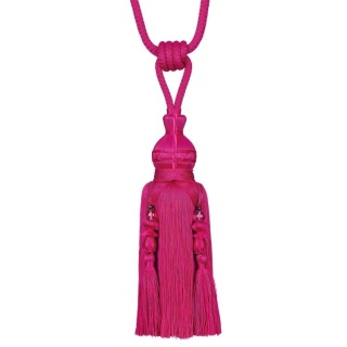 Atomic decorated tassel tieback, Pink