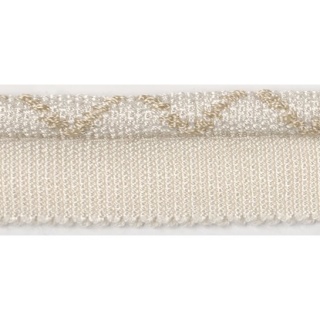 Coventry woven flanged cord, Natural