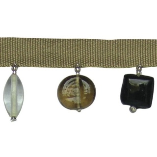 Beaded trim, Linen
