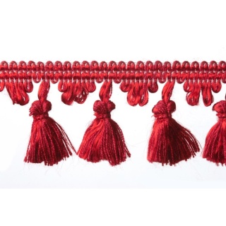 Ariel tassel fringe, Rocket Red