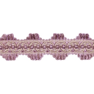 Atomic fan edge braid, Amethyst