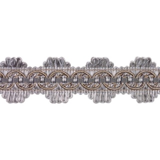 Atomic fan edge braid, Grey