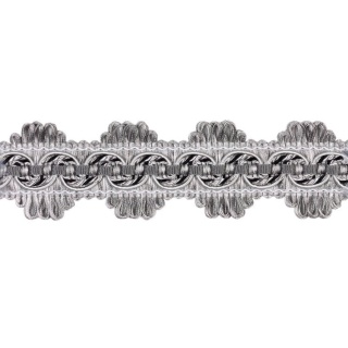 Atomic fan edge braid, Black/Grey