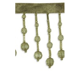 Kensington beaded fringe, Gold