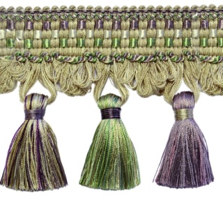 Florentine tassel fringe, Lavender