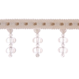 Belezza beaded trim, Cream