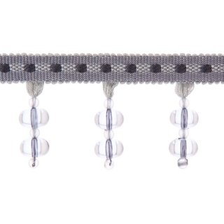 Belezza beaded trim, Heather