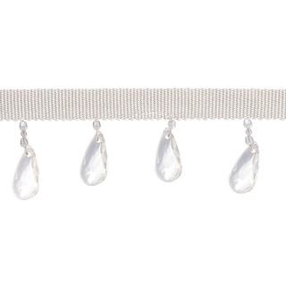 Dew beaded trim, Ivory