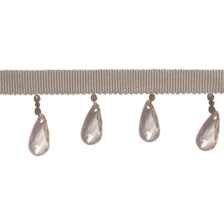 Dew beaded trim, Taupe