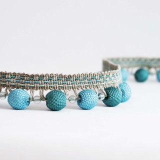 Osborne & Little Knitted Beaded Fringe Colour 04