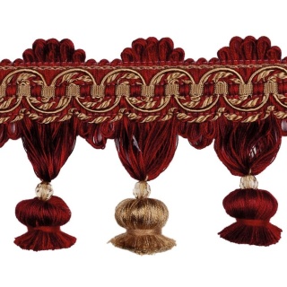 Atomic tassel fringe, Red