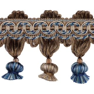 Atomic tassel fringe, Blue