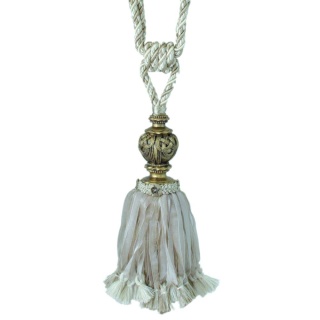 Florentine ribbon tieback, Beige